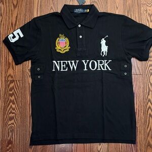 Polo by Ralph Lauren Black New York Men's Polo Shirt